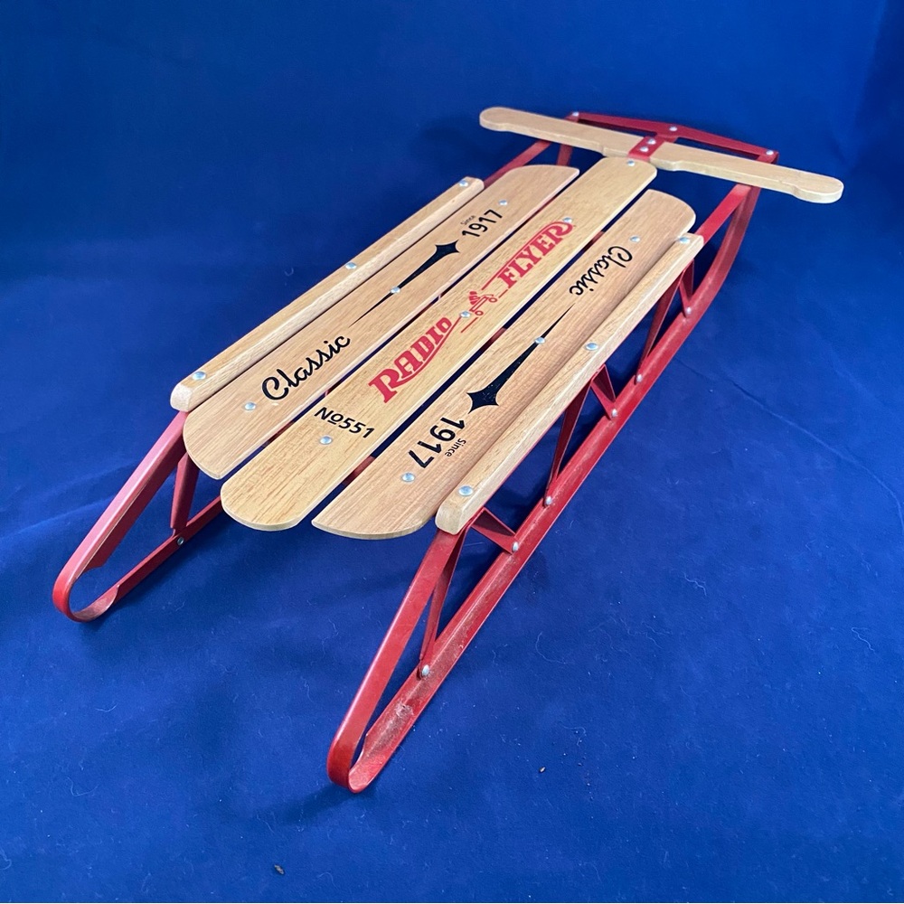 17” Mini 1917 Classic Radio Flyer Decorative Sled